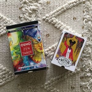 TWO Tarot Decks: Osho Zen & Modern Witch, LIKE NEW